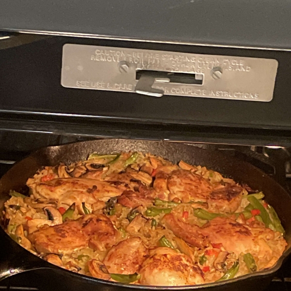 One-Pot Crispy Chicken and Rice