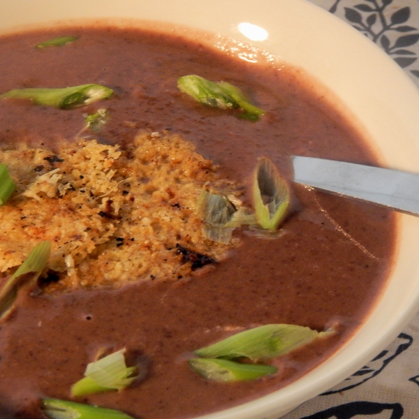 Parmesan-Sage Black Bean Soup