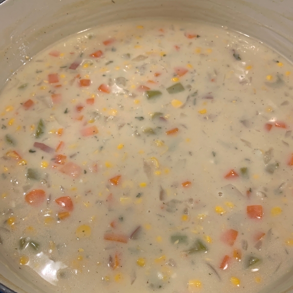 Creamy Vegan Corn Chowder