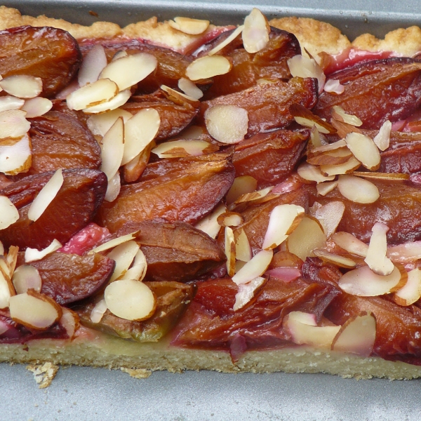 Zwetschgendatschi (German Plum Sheet Cake)