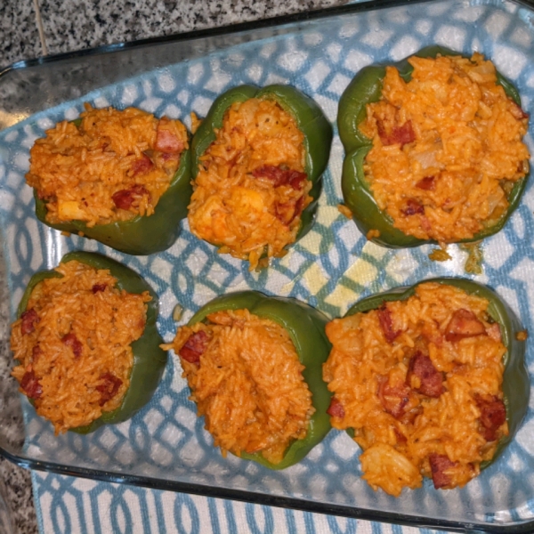 Cajun Style Stuffed Peppers