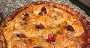 Rhubarb and Strawberry Pie