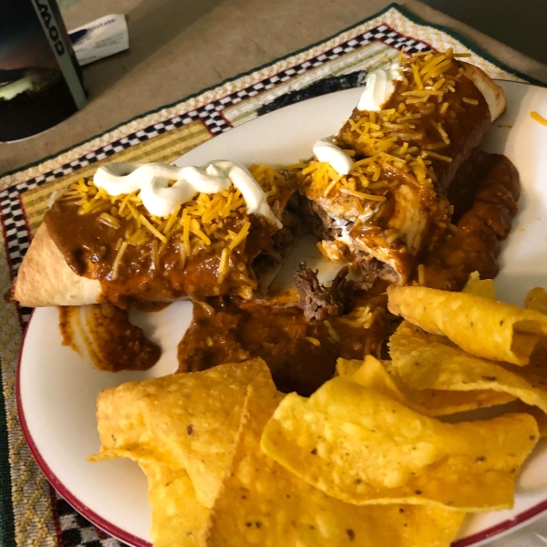 Shredded Beef Chimichangas