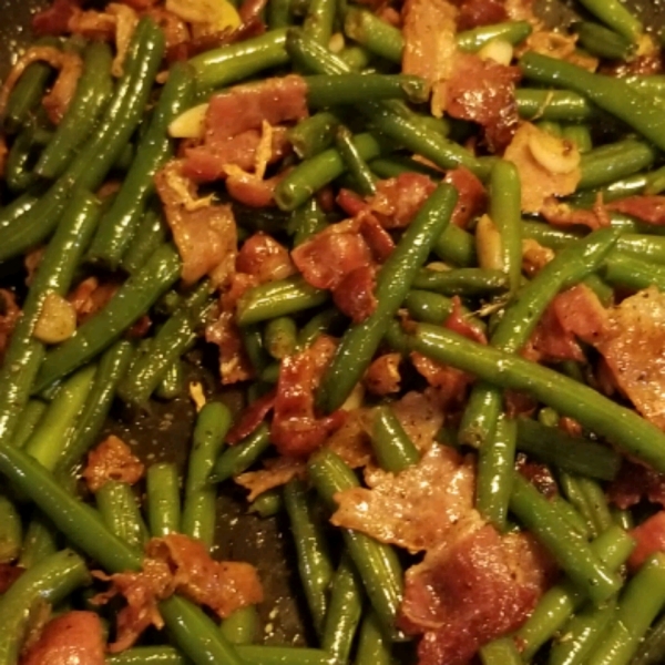 Green Bean and Bacon Saute