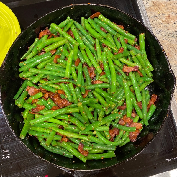 Green Bean and Bacon Saute