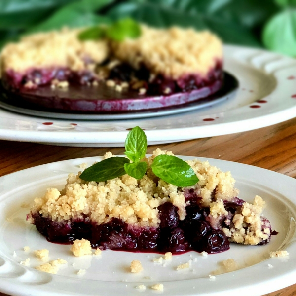 Vegan Blueberry Crisp