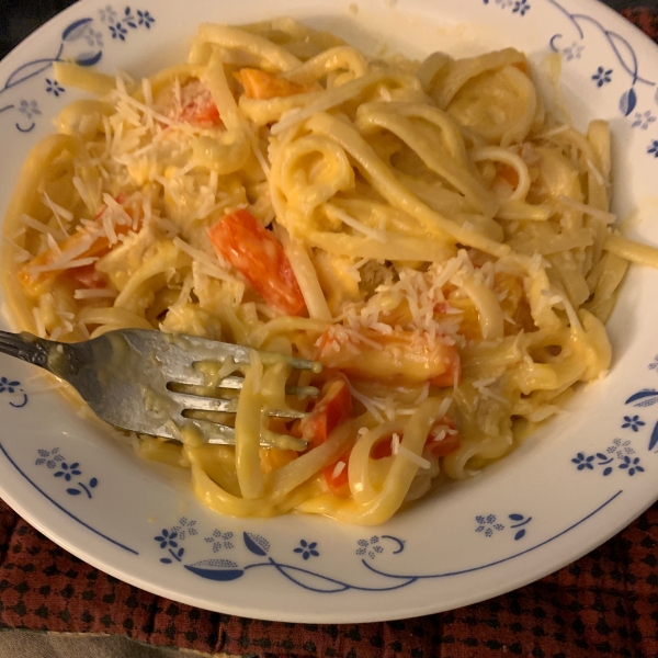 Cheesy Chicken Pepper Pasta