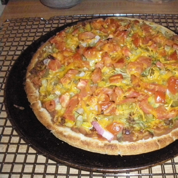 D's Taco Pizza