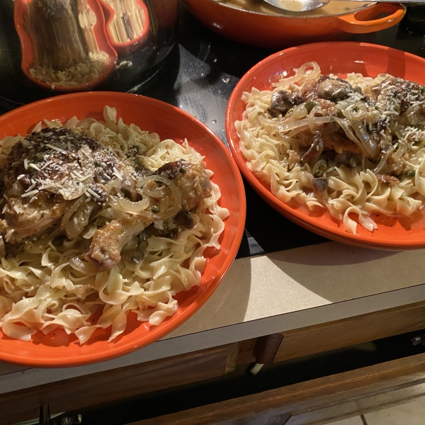 Mushroom Chicken Piccata