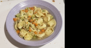 Chicken Tortellini Soup with Broccoli