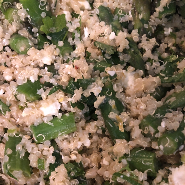 Quinoa, Asparagus, and Feta Salad