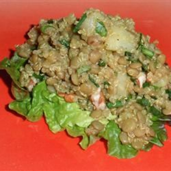 Fruity Curried Lentil Salad