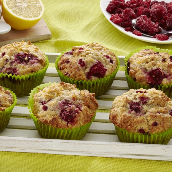 Raspberry Lemonade Stevia Muffins