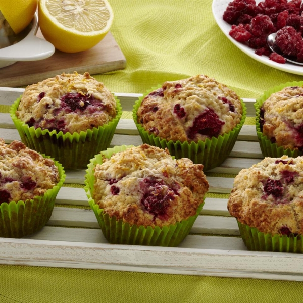 Raspberry Lemonade Stevia Muffins