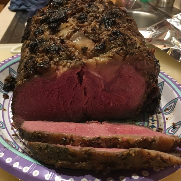 Smoked Standing Rib Roast