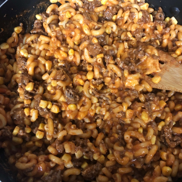 Hamburger and Macaroni Hot Dish