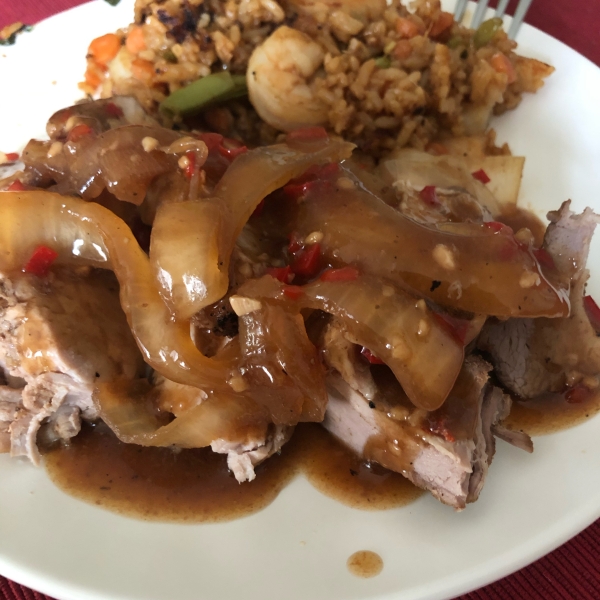 Slow Cooker Teriyaki Pork Tenderloin