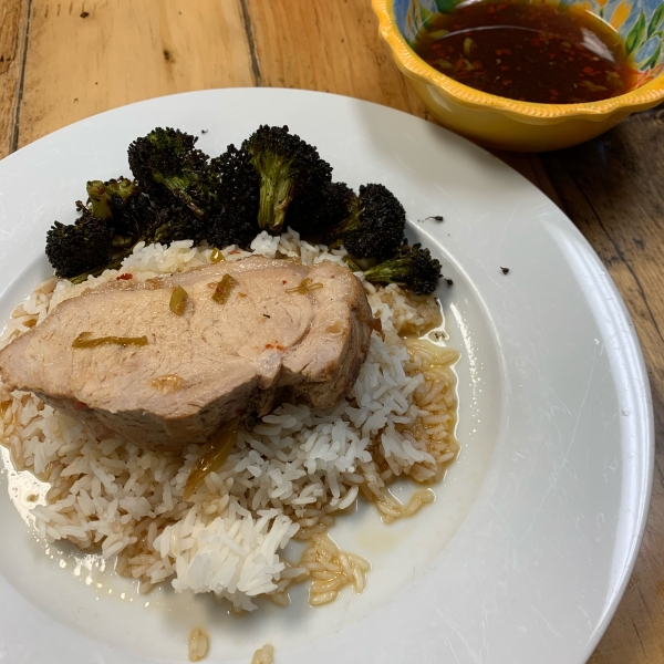 Slow Cooker Teriyaki Pork Tenderloin