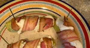 Bacon-Wrapped Pickles