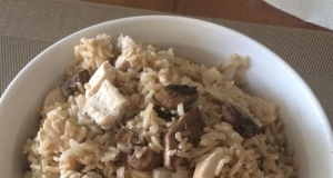 Hazelnut-Mushroom Pilaf