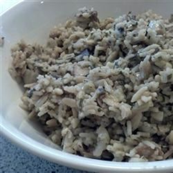 Hazelnut-Mushroom Pilaf