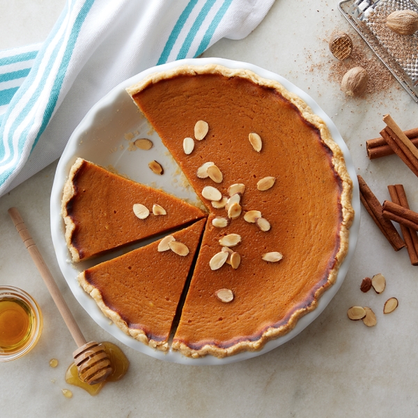 Dairy-Free Honey Pumpkin Pie