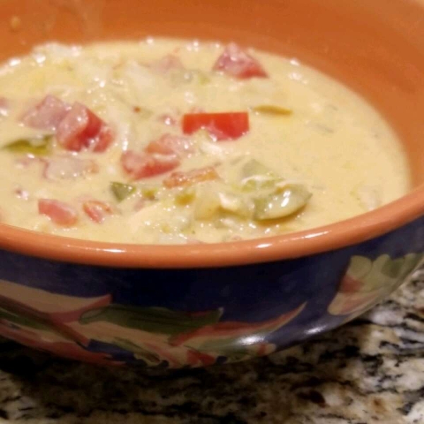 Slow Cooker Creamy Chicken Taco Soup