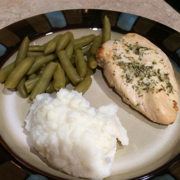 Broiled Herb Butter Chicken
