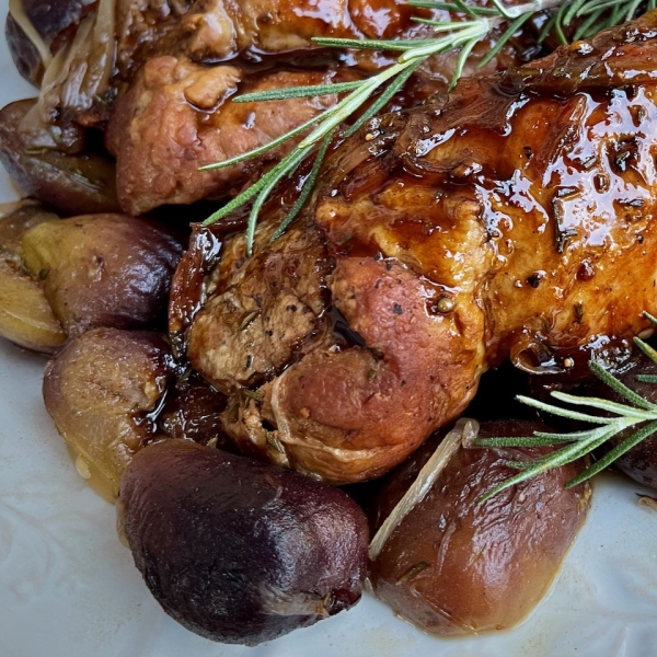 Balsamic Braised Pork Tenderloins with Fresh Figs