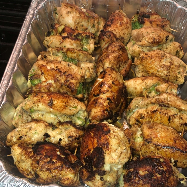 Broccoli Cheese-Stuffed Chicken