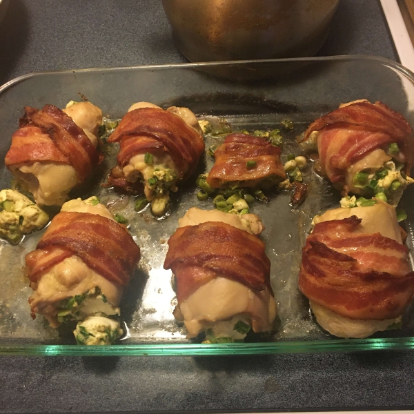 Stuffed and Wrapped Chicken Breast