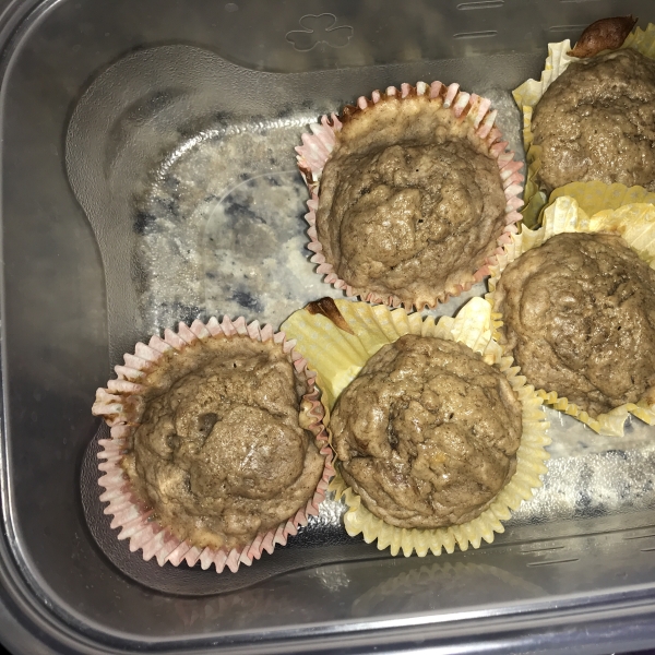 Dietetic Banana Nut Muffins