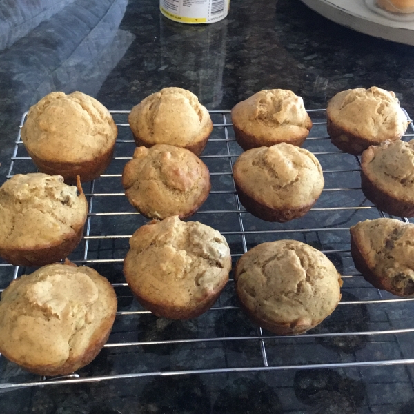 Dietetic Banana Nut Muffins