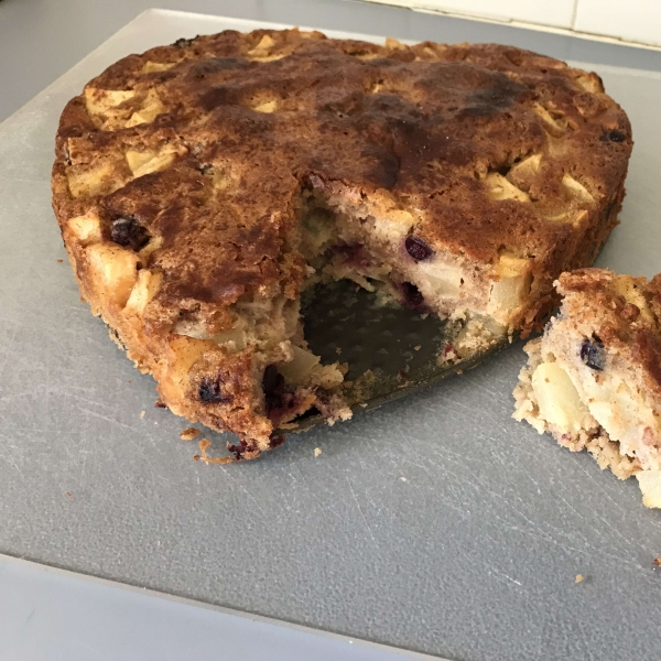 Pear and Blueberry Cake