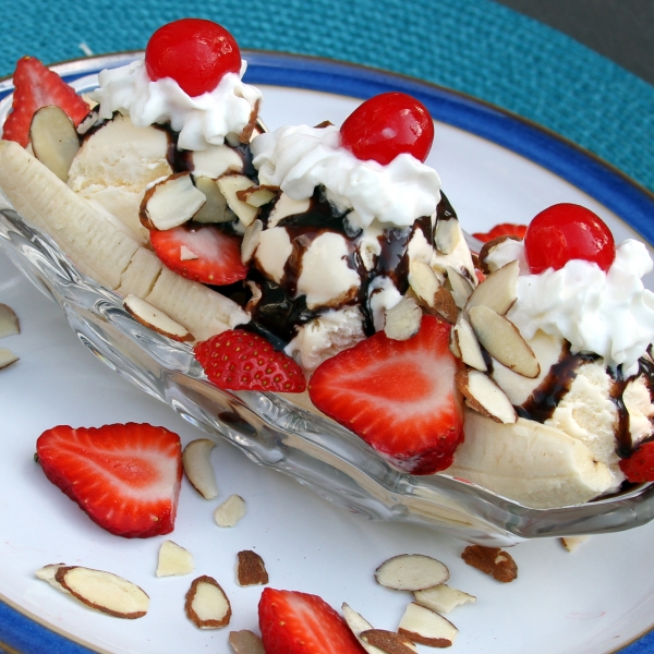 Homemade Banana Split