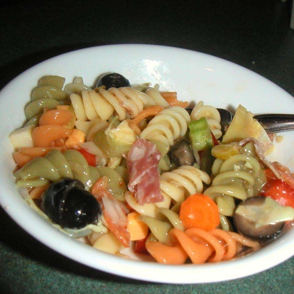 Ellen's Muffaletta Pasta Salad