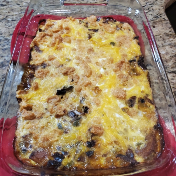 Low-Carb Chicken Chili Casserole