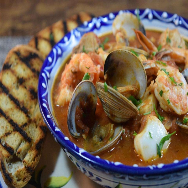 Easy Mediterranean Seafood Stew