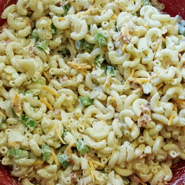 Bacon Ranch Macaroni Salad