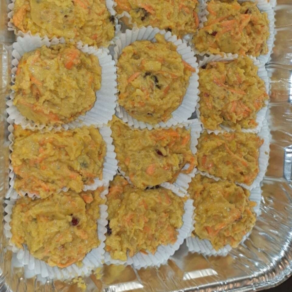 Carrot and Cranberry Muffins