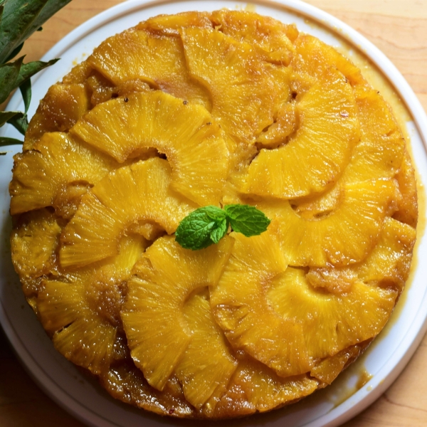 Ricotta Pineapple Upside-Down Cake