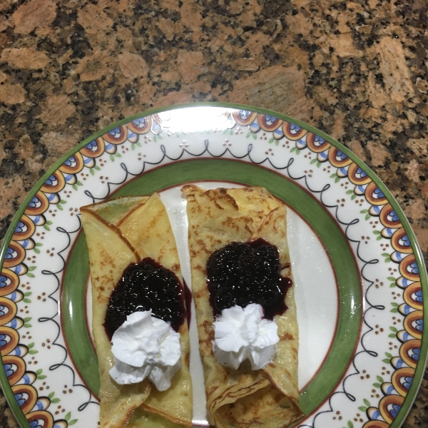 Mixed Berry Crepes
