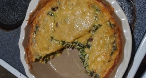 Spinach Muenster Quiche