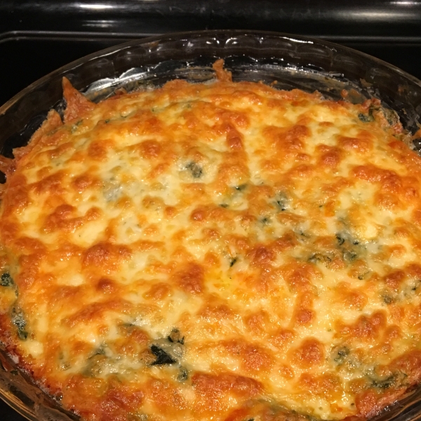 Spinach Muenster Quiche