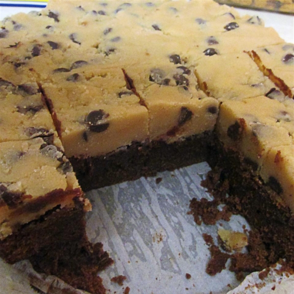 Karen's Cookie Dough Brownies