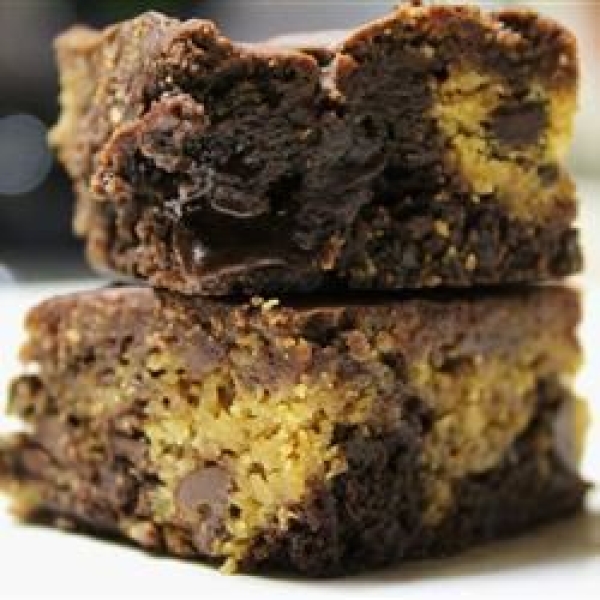 Karen's Cookie Dough Brownies