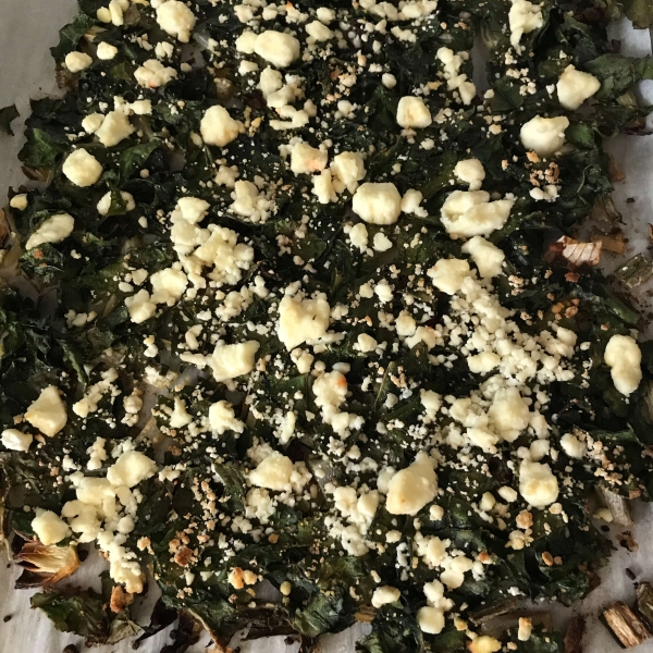 Roasted Swiss Chard with Feta