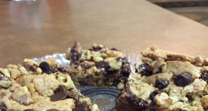 Peanut Butter/Chocolate Chip Cookie Bars