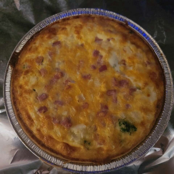 Spinach and Ham Quiche