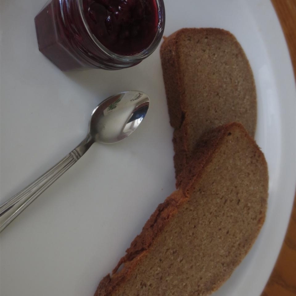 Danish Rugbrod (Rye Bread) for the Bread Machine